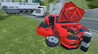 X Car Crazy Desert Crash