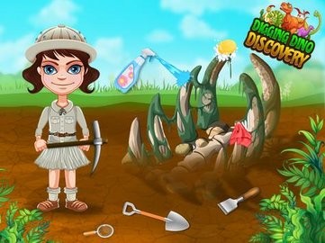 考古挖化石发现中文版（Digging Dino）