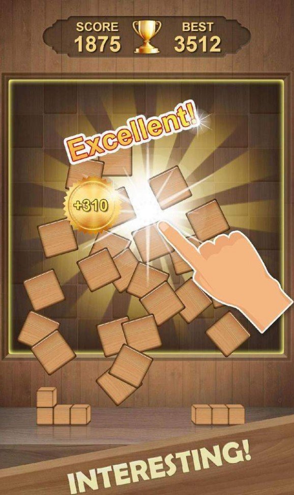 木块拼图挑战游戏(Wood Block Puzzle)