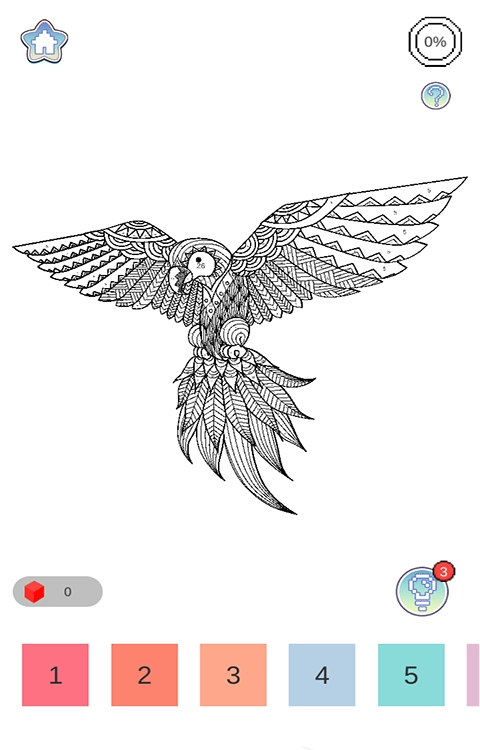 像素色彩填色 1